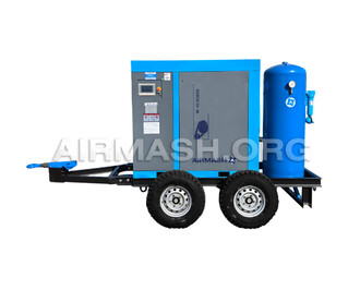 Компрессор винтовой Airmash W-45 R500/8 на шасси